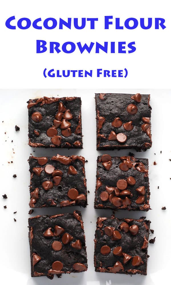 These Coconut Flour Brownies are so moist and delicious! (Gluten Free) | Tastefulventure.com