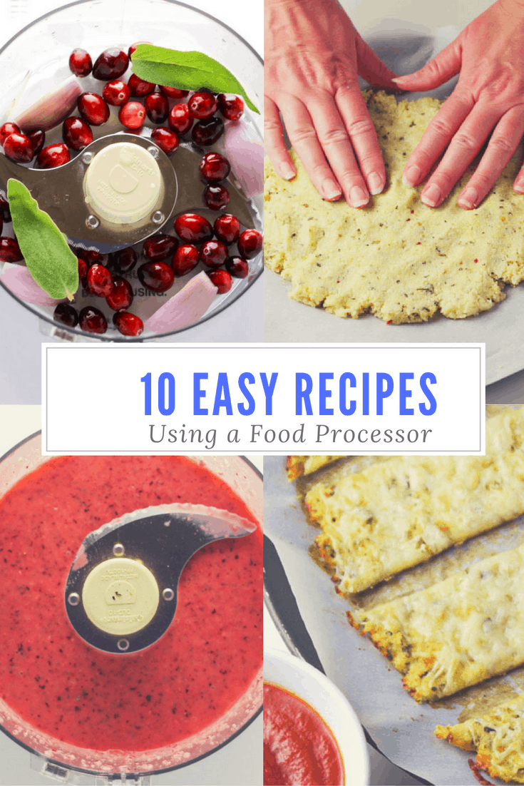 10 Easy Recipes To Make Using A Food Processor, these are so simple and so delicious! | Tastefulventure.com