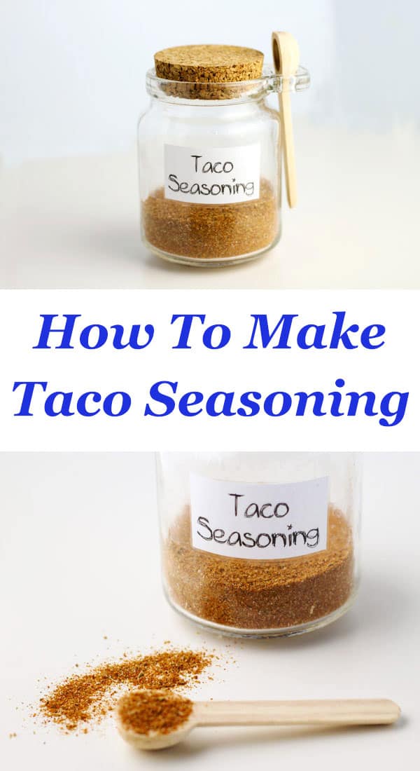 How To Make Taco Seasoning with only 7 ingredients that you probably already have in your kitchen! This can be made with Organic spices and tastes so much better than store bought taco seasoning! | Tastefulventure.com