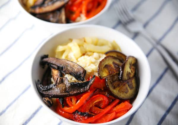 Roasted Vegetables and Rice Bowls