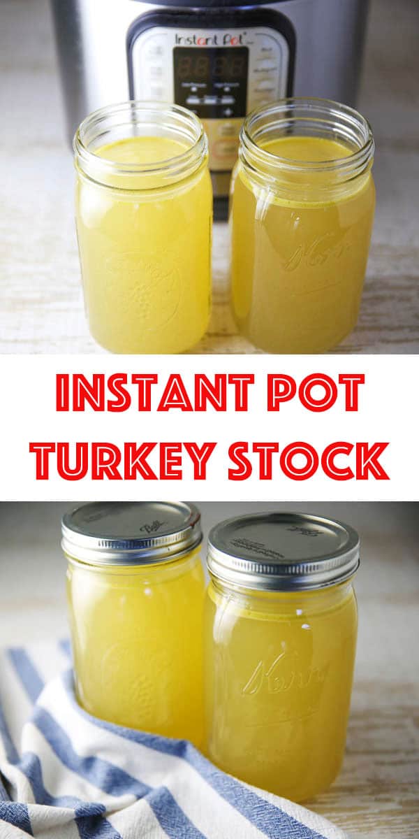 Instant Pot Turkey Stock