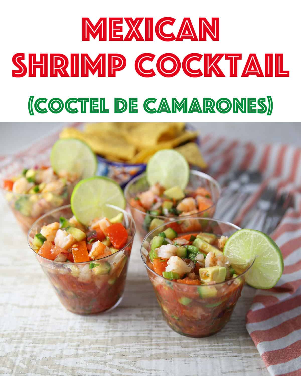 Mexican shrimp cocktail (coctel de camarones)